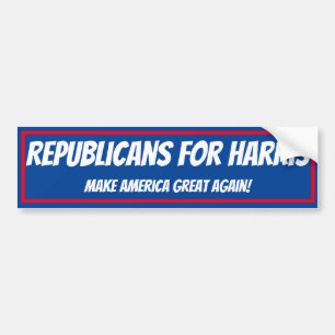 Autoaufkleber-Republikaner für Harris Autoaufkleber