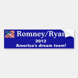 Autoaufkleber Romney/Ryan 2012