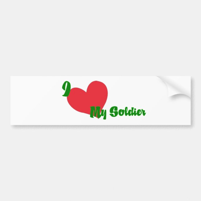 Autoaufkleber Soldat des Herzens I (Vorne)