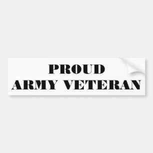 Autoaufkleber-stolzer Armee-Veteran Autoaufkleber