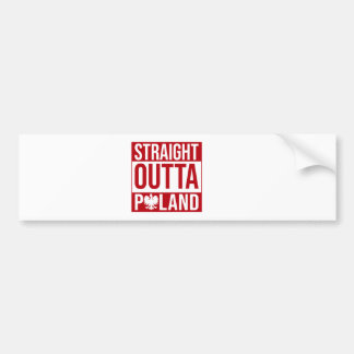 Autoaufkleber "Straight Outta Poland"