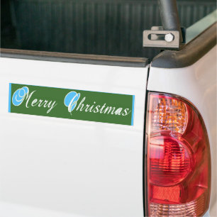 Autoaufkleber Template Car Frohe Weihnachten