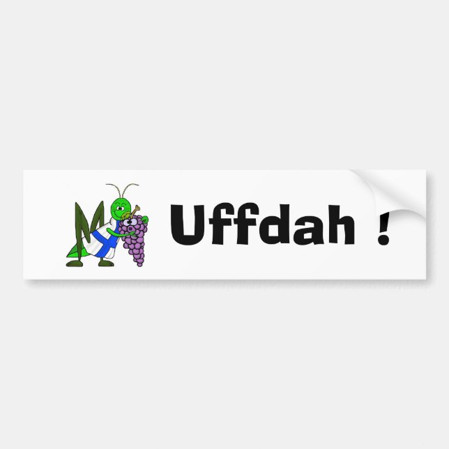 Autoaufkleber UFFDAH St. Urho mit Liebe (Vorne)
