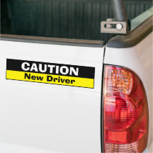Autoaufkleber - Vorsicht beim neuen Treiber