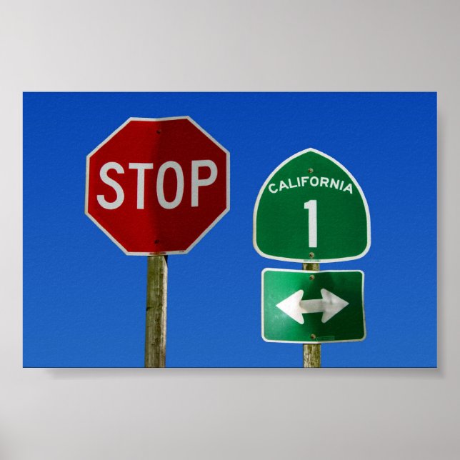 Autobahn 1 Kalifornien Poster (Vorne)