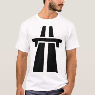 Autobahn, Autobahn, Autobahn - Schwarz T-Shirt