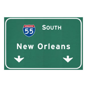Autobahn-Autobahn New Orleans Louisiana: Fotodruck