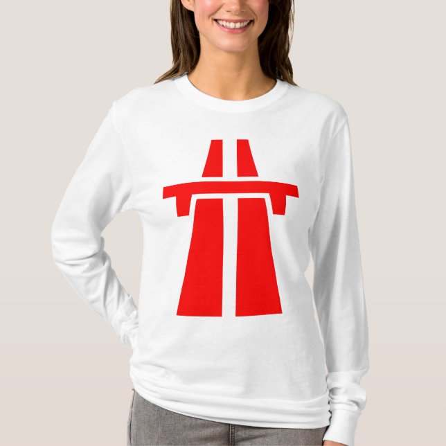 Autobahn, Autobahn - Rot T-Shirt (Vorderseite)