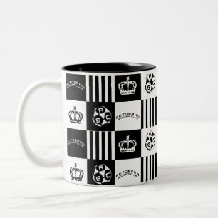 Autobahn Fußball Logo Muster Kaffeemaschine Tasse