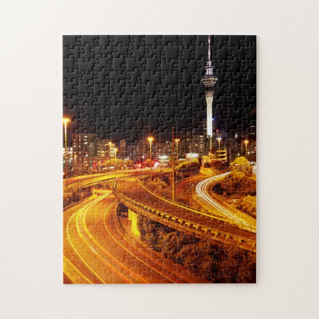 Autobahn in Auckland (Vertikal)