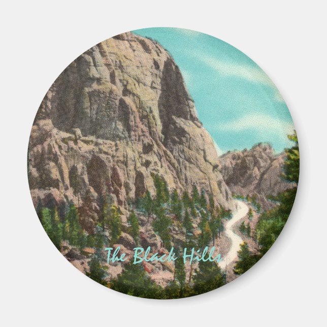 Autobahn zum Rushmore Magnet (Vorne)