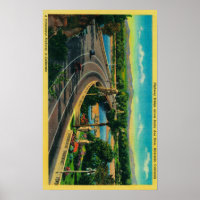 Autobahnbrücke über den Fluss Santa Ana