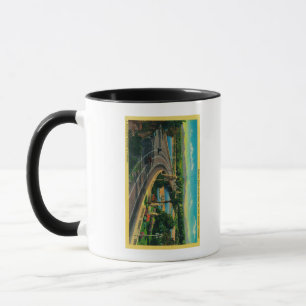Autobahnbrücke über den Fluss Santa Ana Tasse