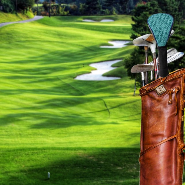 Autobahnen Golf Headcover (Understated Elegance, is displayed, when you use this Highways Golf Club Cover, design!)