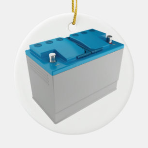 Autobatterie Keramikornament