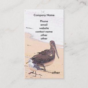 Autobus de pélican/plage. Carte