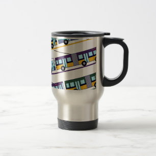 Autobus de tasse de voyage de métro