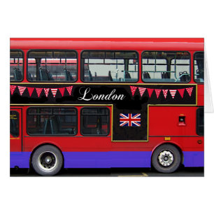 Autobus rouge double Decker de Londres
