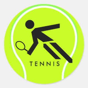 Autocollant 2 de tennis