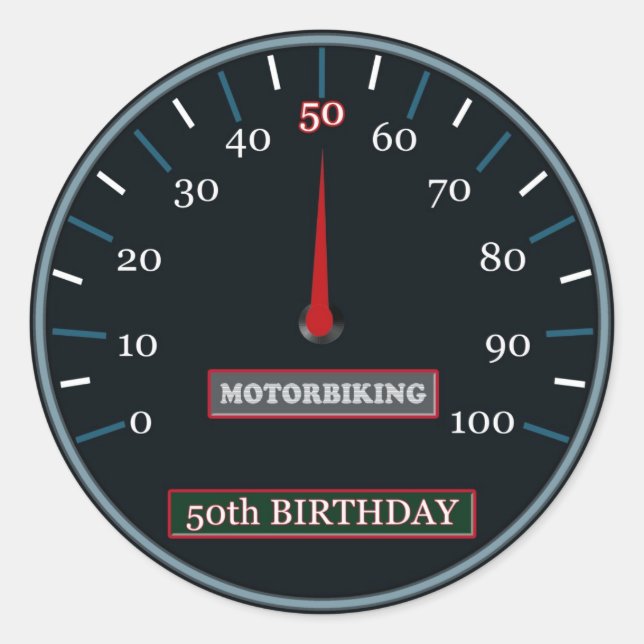 Autocollant 50e anniversaire (Devant)