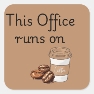 Autocollant à café