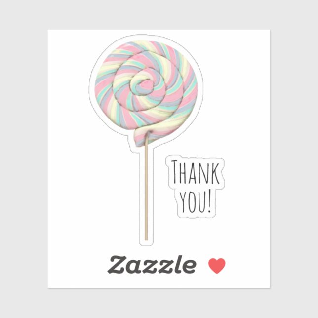 Autocollant à contour à molette rose (Feuille)