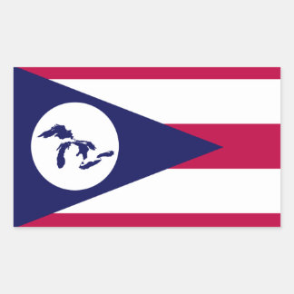 Autocollant à drapeau de l'administration régional