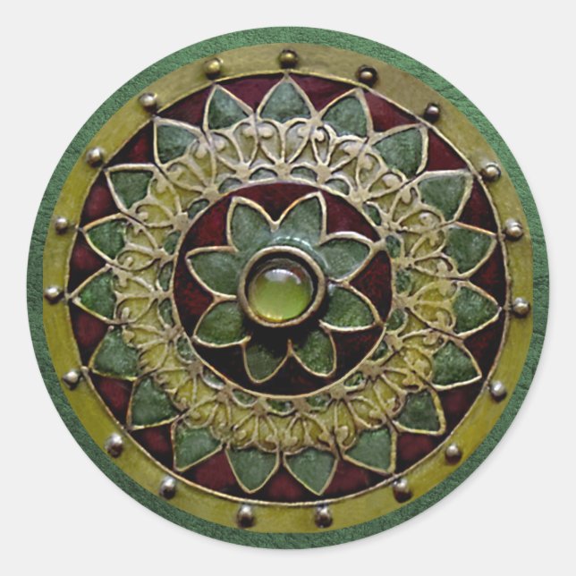 Autocollant à fleurs irlandais (Devant)