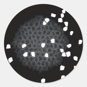 Autocollant à motif brisé