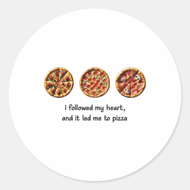 Autocollant à pizza (Devant)