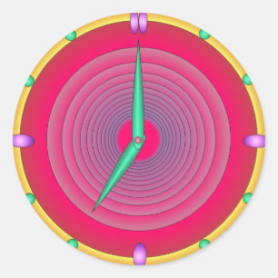 Autocollant à sept heures