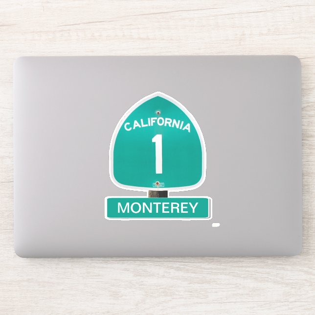Autocollant à vis de la route 1 Monterey Californi (Ordinateur)