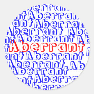 Autocollant Aberrant