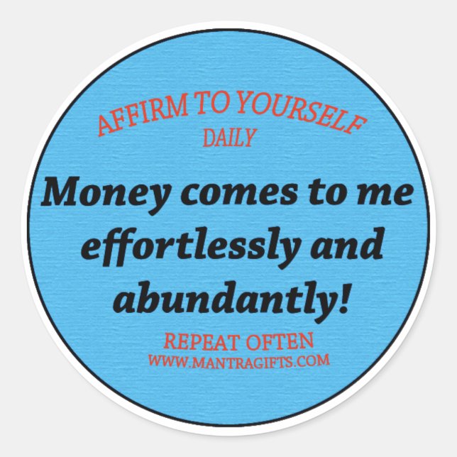 Autocollant abondant (Devant)