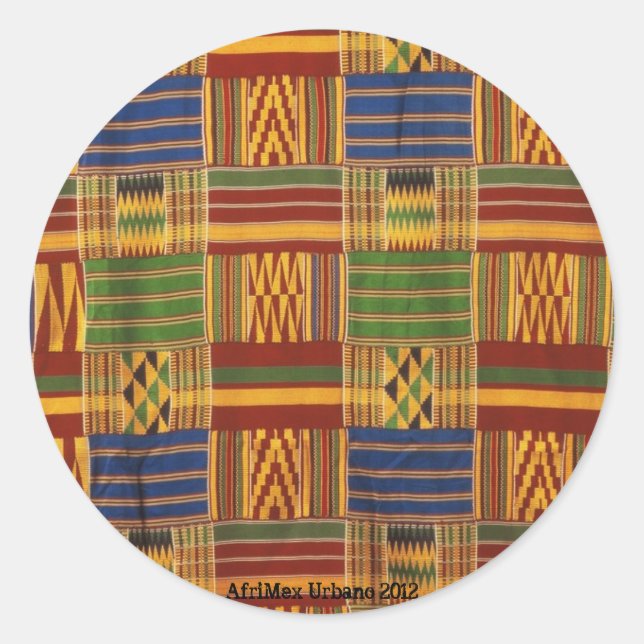 Autocollant AfriMex Urbano Kente (Devant)