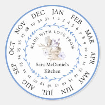 Autocollant alimentaire de cuisine sur mesure Fabr