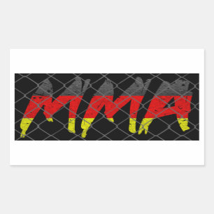 Autocollant allemand de MIXED MARTIAL ART