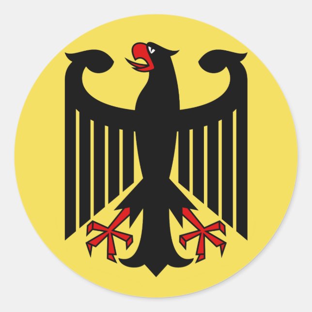 Autocollant allemand Eagle (Devant)