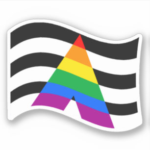 AUTOCOLLANT ALLY LGBTQ