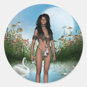 Autocollant amérindien