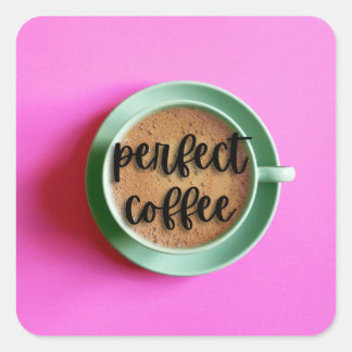 Autocollant Amoureux de Café Mignon | mais d'abord