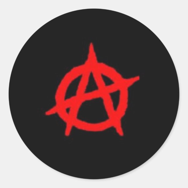 Autocollant anarchique (Devant)