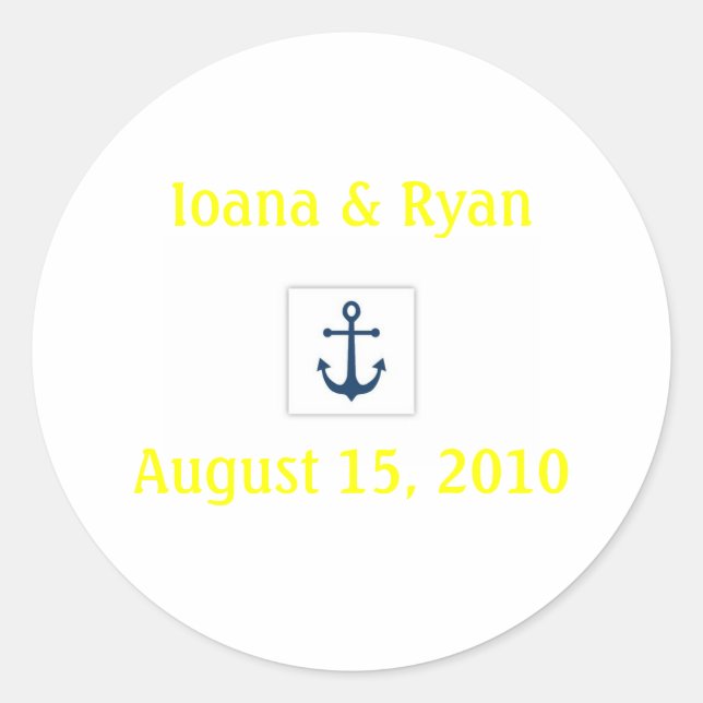 autocollant Ancre (Devant)