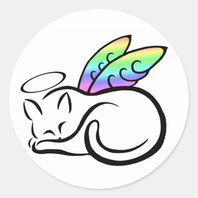 Autocollant Angel Kitty (Devant)