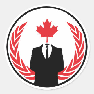 Autocollant Anonymous Canada