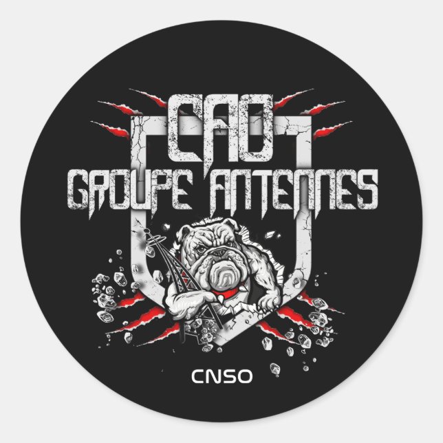 AUTOCOLLANT ANTENNES (Devant)