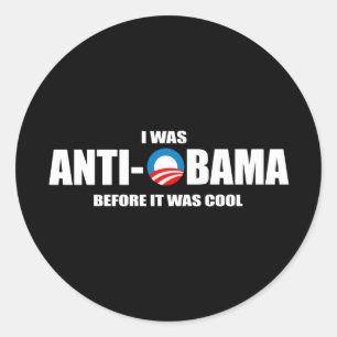 Autocollant anti-Obama - J'étais anti-Obama avant