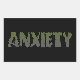 Autocollant Anxiété Ver 1