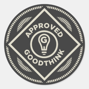 Autocollant approuvé Goodthink