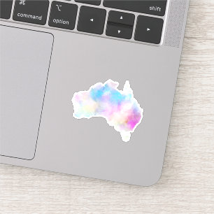 Autocollant Aquarelle Australie